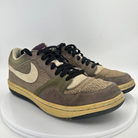 Nike Court Force Low Men Size 8 Shoes Olive Ironstone Lightstone 313561-011 - Picture 4 of 13